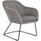 Armchair DKD Home Decor Black Grey Metal Linen (63 x 64 x 70 cm)
