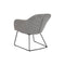 Armchair DKD Home Decor Black Grey Metal Linen (63 x 64 x 70 cm)