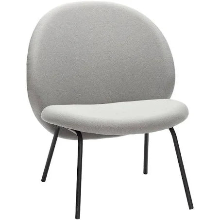 Hübsch Lounge Chair Gray Metal - 100611