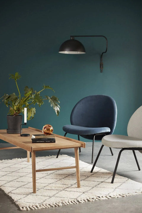 Hübsch Lounge Chair Gray Metal - 100611