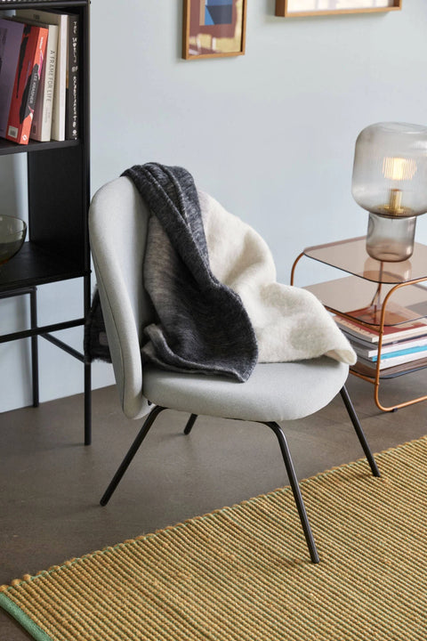 Hübsch Lounge Chair Gray Metal - 100611