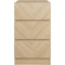 Catania Pair of 3 Drawer Bedside Tables - Euro Oak