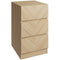 Catania Pair of 3 Drawer Bedside Tables - Euro Oak