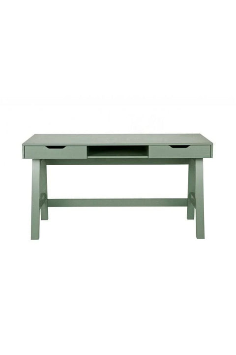 Nikko Pine Desk Green - Co. Interiors