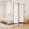 vidaXL 4-Panel Room Divider White 160x200 cm Fabric