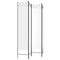 vidaXL 4-Panel Room Divider White 160x200 cm Fabric