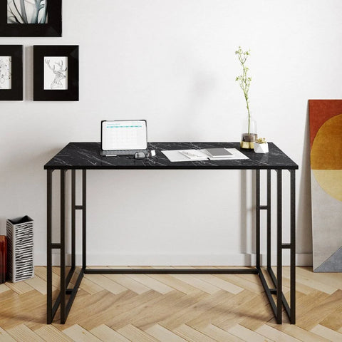 Alfa Metal Base Writing Desk Blue Elephant Colour: Bendire Black