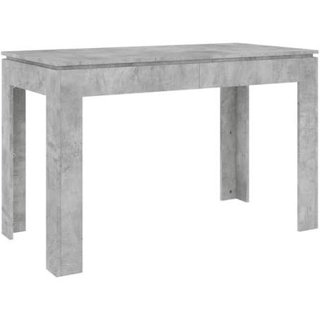 vidaXL Dining Table Concrete Grey 120x60x76 cm Chipboard