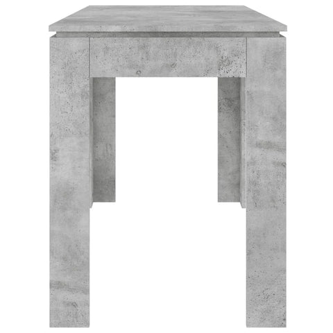 vidaXL Dining Table Concrete Grey 120x60x76 cm Chipboard