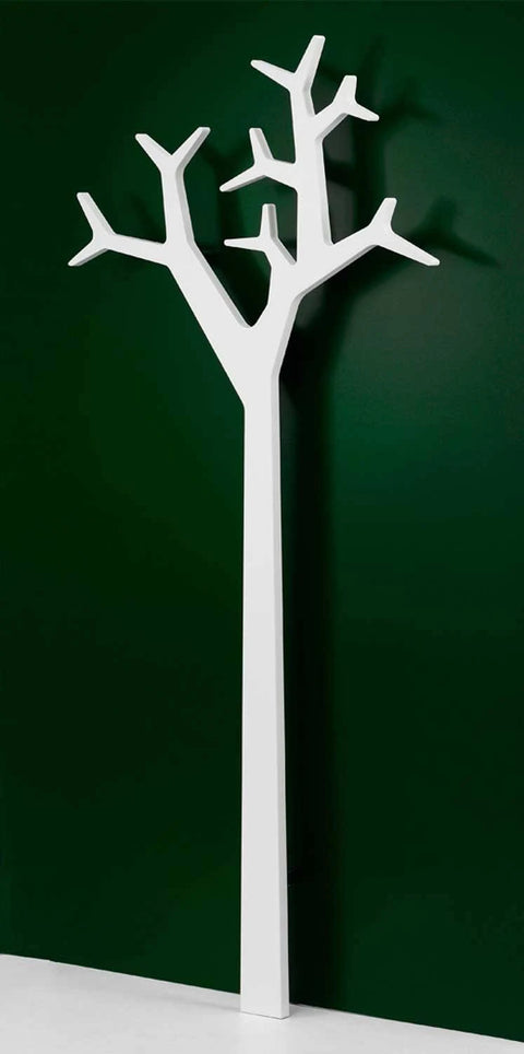 Swedese Tree Coat Rack Wall-Mounted 134 cm - Hooks & Hangers MDF Moss Green ...