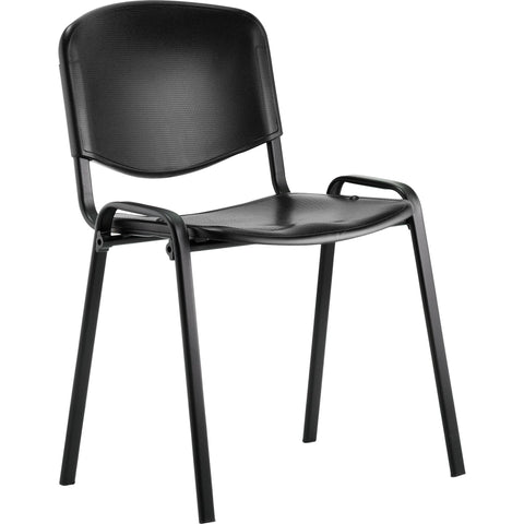 Pack of 4 Dynamic Stacking Chair Iso Black