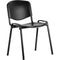 Pack of 4 Dynamic Stacking Chair Iso Black