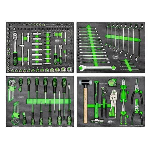 Modular Workshop Storage System 18 pcs (Tools Included) Wood