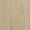 vidaXL Bookcase Sonoma Oak 63x20x90 cm Engineered Wood