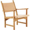 Swedese Caryngo armchair, Natural leather