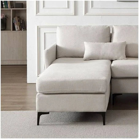Chaise For Boissiere Modular Sofa - L166 x W77 x H36 cm - Beige