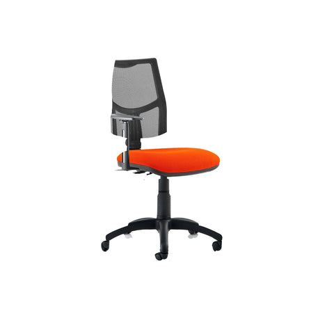 Dynamic Permanent Contact Backrest Task Operator Chair Height Adjustable Arms ...