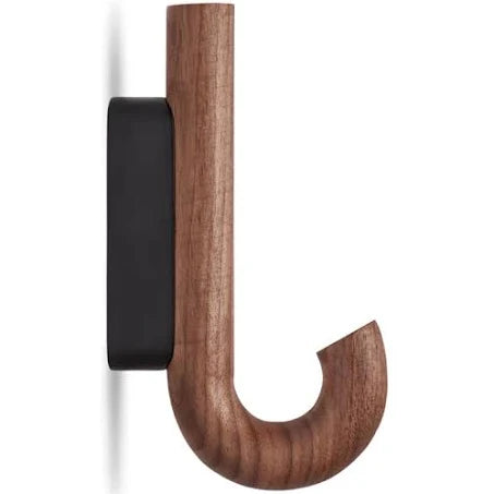 Gejst Hook Mini Hook, Walnut/Black