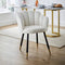 Dunelm Vivian Dining Chair, Ivory Boucle, Art Deco, Natural, Boucle Ivory, Boucle ...