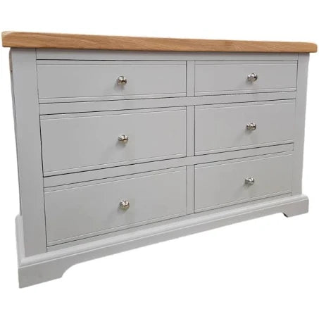 Tusk Grey Window Height Chest of Drawers, Fully Assembled Chest of Drawers ...