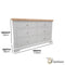 Tusk Grey Window Height Chest of Drawers, Fully Assembled Chest of Drawers ...