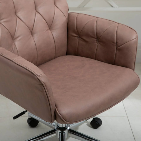 Vinsetto Micro Fiber Office Swivel Mid Back Computer Desk Chair with Adjustable ...