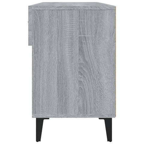 vidaXL Shoe Cabinet Grey Sonoma 102x35x55 cm Engineered Wood