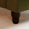 Dunelm Beatrice Matte Armchair, Mid Century, Green, Olive, Fabric/Velvet