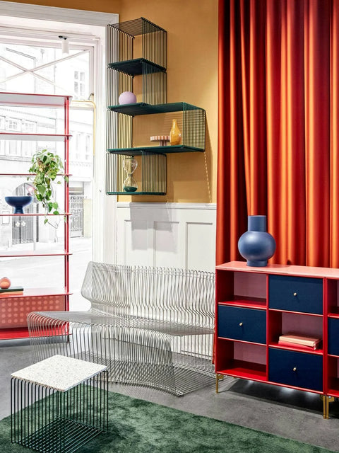 Montana Panton Wire Insert Shelf Pine 68.2 cm x 34.8 cm