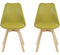 Habitat Jerry Pair of Dining Chair - Yellow