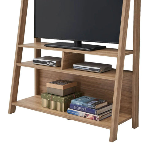 Riva Ladder TV Unit Stand in Oak