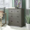 4 Drawer Chest SAFAVIEH Colour: Grey