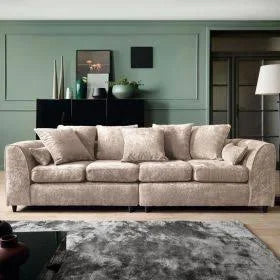 Beliani Left Hand Corner Fabric Sofa Dark Grey Stockholm