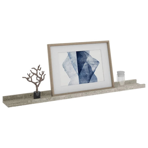 vidaXL Wall Shelves 4 Pcs High Gloss White 40x9x3 cm