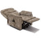 Buckingham Electric Rise Recliner Leather Air Riser Armchair - Stone