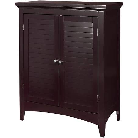 Teamson Home Glancy Wooden Bathroom Furniture, Free Standing Floor Storage ...