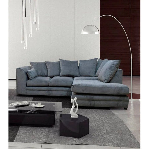 Furniture 786 Ltd (Right Hand Facing, Grey) Montana Fabric Corner Sofa