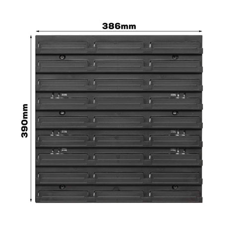 PAFEN 16-Box Wall Shelf Storage System 386 x 390 mm Stacking Boxes