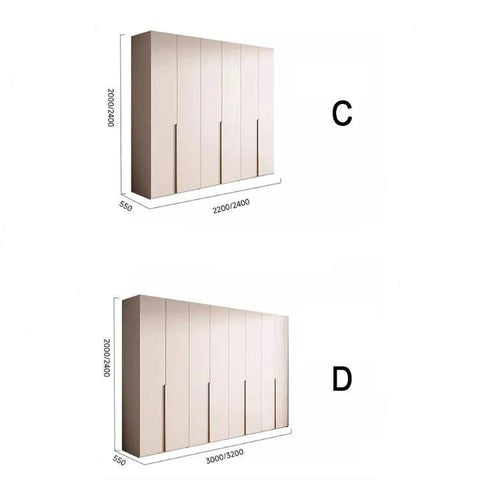 Sid Wardrobe, White B(1800mm)
