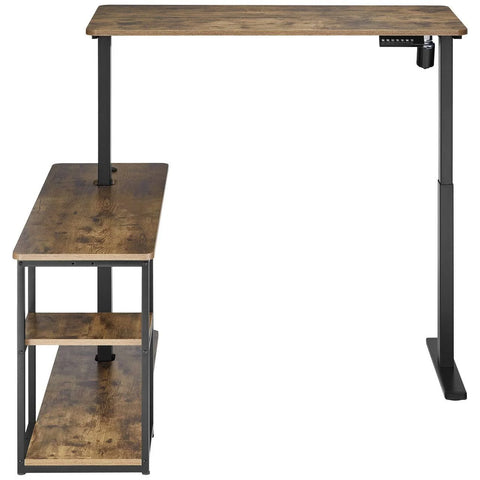 SpeaKa Professional Sitz-/Steh-Schreibtisch höhenverstellbar,
