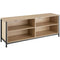 Tectake TV Cabinet Navan 147X41X60.5 cm with 4 Compartments & Adjustable Shelves ...