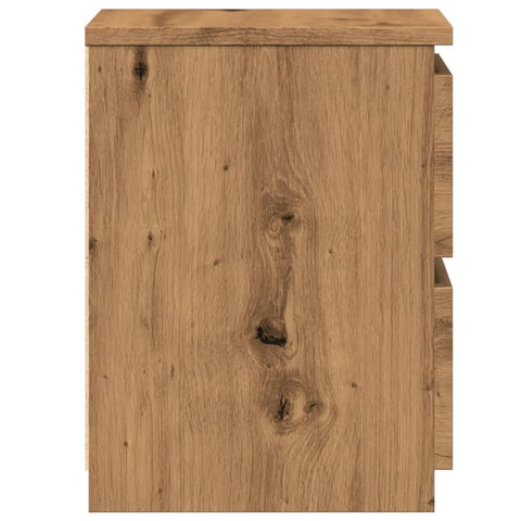 vidaXL Bedside Cabinet Black 30x30x40 cm Chipboard