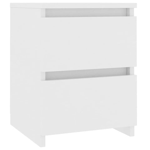 vidaXL Bedside Cabinet Black 30x30x40 cm Chipboard
