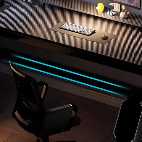 LAKIQ Efficient Writing Table with Side Shelf, Hutch, Desk Return, Butcher Block ...
