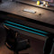 LAKIQ Efficient Writing Table with Side Shelf, Hutch, Desk Return, Butcher Block ...