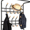 Tectake Wardrobe with Shoe Rack - Black