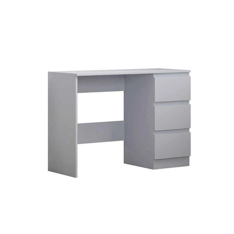 FWStyle Stora 3 Drawer Dressing Table Desk - Matt Grey