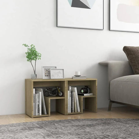 vidaXL Bedside Cabinets 2 Pcs Artisan Oak 40x30x40 cm Engineered Wood