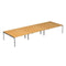 Dams International Triple Back To Desk Adapt II White with Frame