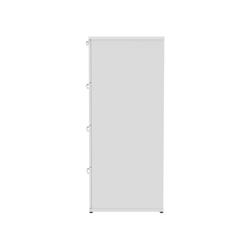 Impulse 4 Drawer Filing Cabinet White